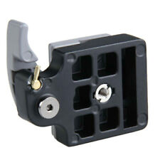 Black Camera Plate Adapter For 3/8” Nuts Plate Quick Release Connection Adapter