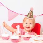 1 Kids Circular Cone Birthday Hat 1st-2rd Toddlers Birthday Party Crowns C3X6