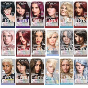 L'Oreal Paris Feria Multi-Faceted Shimmering Permanent Hair Color, Select Color. - Picture 1 of 43