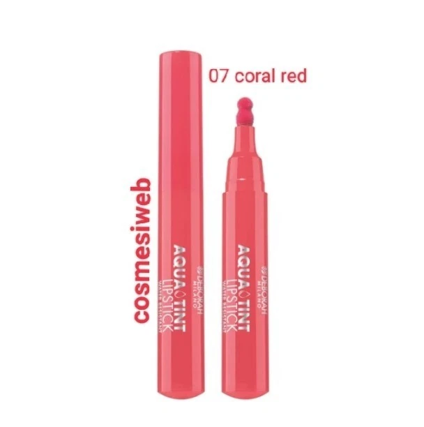DEBORAH AQUA TINT LIPSTICK 07 CORAL RED - Imagen 1 de 1