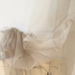 GRAZIELLA * SALE % leichte 40 % Seide 3,30 Meter hoch pearl  Stoff  Nya Nordiska - Bild 1 von 5