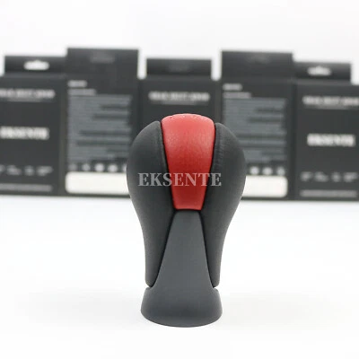 Black Leather 6S MT Gear Shift Knob Shifter Knob For Nissan 370Z 2009 - 2019 - Image 1 of 4