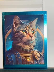 Happy Birthday Greeting Card Awesome Space Cat Go Where Dreams Take You Kitten - Picture 1 of 3