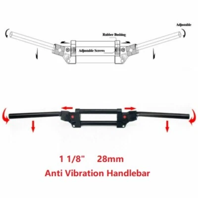 28mm 1 1/8" Adjustable ATV Handlebar Anti Vibration Banshee Raptor 350 660 700 - Bild 1 von 4