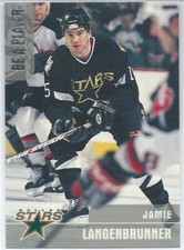 1999-00 Be a Player Memorabilia JAMIE LANGENBRUNNER SILVER Dallas Stars #/1000