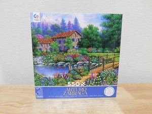 New Ceaco Arturo Zarraga Cascade House 550 piece jigsaw puzzle - Picture 1 of 4