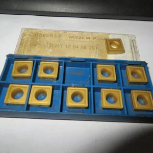 10 Pcs. Carbex NSA MX25M P25K SCMT 120408 39 turning inserts made in France New - Picture 1 of 6