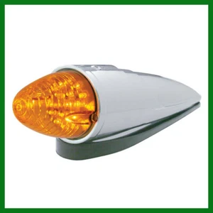 Sandía Grakon 1000 Torpedo Cab 19 Amber LED Light Chrome para camiones Set de 7 - Imagen 1 de 1