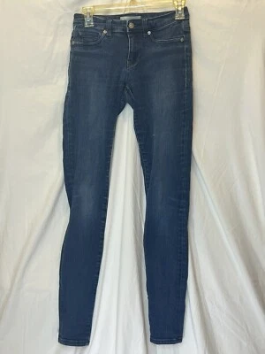 Pantalones de mezclilla Henry & Belle talla 26 lila súper ajustados 32” entrepierna excelente estado usados Foto 1 de 4