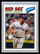 Kevin Youkilis  2012 Topps Archives Cloth Stickers  #77C-KY