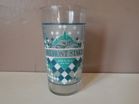 BELMOST STAKES 145th Running June 8, 2013 Small Mint Julep Glass/Tumbler Cover