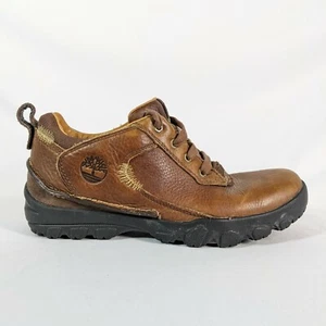Timberland Braun Leder Niedrig Runde Zehe Stiefel Schnürschuhe Größe 5 Herren - Bild 1 von 10