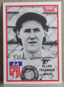 AAGPBL "ELLEN TRONNIER" SIGNED CARD #204 - Picture 1 of 2