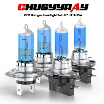 For Kia Forte 2010-2013 Front Combo Halogen Headlight High Low Beam 6500K White - Image 1 of 4