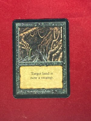MTG Evil Presence Alpha Magic the Gathering - Image 1 of 2