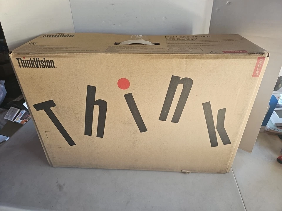 New Open Box Lenovo ThinkVision P24q-10 24" 2560x1440 60hz HDMI DP IPS LED - Image 1 of 4