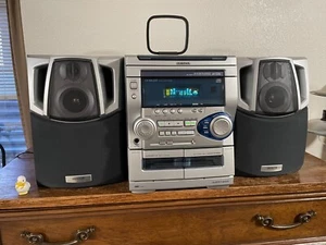 Vintage Aiwa CX-NAJ22 Stereo Receiver System with CD, Cassette, Remote & Speaker - Picture 1 of 6