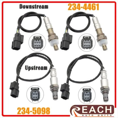 4x Up+Down Oxygen Sensor For 2009-2014 Acura TL 3.5L 3.7L 2010-2013 MDX ZDX 3.7L - Image 1 of 4