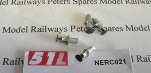 51L NERC021 North Eastern Railway Post 1918 Ribbed Wagon Buffers (Pk4) OO Gauge - Picture 1 of 1