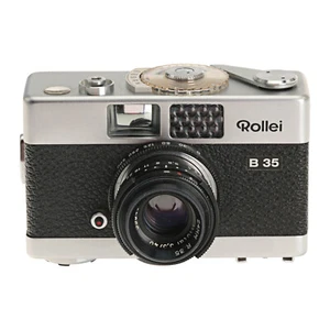Rollei B35 fotocamera compatta pellicola 35 mm con obiettivo triotar 40 mm F3.5 leggere bene - Foto 1 di 7
