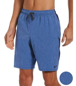 Pantaloncini da bagno Nike Swim Contend 9" nuovi con etichette taglia media NESSA482-473 - Foto 1 di 8