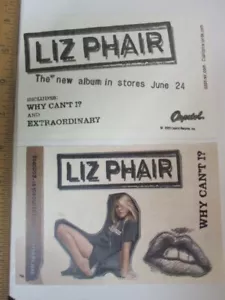 Liz Phair 2003 Super Goddess promocional 5 pegatinas/tarjeta impecable NUEVO stock antiguo - Imagen 1 de 1