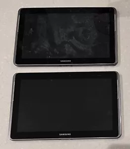 Lot of 2 As-is Samsung Galaxy Tab 2 GT-P5113TS 16GB, Wi-Fi, 10.1in Gray - Picture 1 of 6