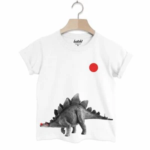 Batch1 Comic Relief Red Nose Day Funny Stegosaurus Children's Charity T-Shirt - Picture 1 of 2