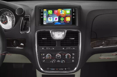 for 2011-2016 Chrysler Town & Country Apple CarPlay Android 13 Car Radio GPS SWC - Image 1 of 4
