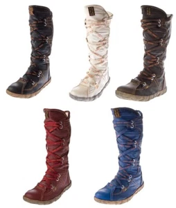 TMA Leder Stiefel Damen Schuhe gefüttert Winter Lederstiefel viel Farben 36 - 42 - Bild 1 von 13