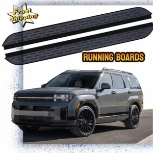 2PCS Side Step Running Boards Fits for Hyundai Santa Fe 2024 2025 Nerf Bar Pedal - Imagen 1 de 7