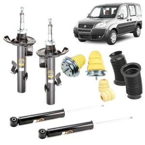 KIT 4 AMMORTIZZATORI FIAT DOBLO' 223 1.3 1.9 JTD + KIT 4 TAMPONI COMPLETO - Foto 1 di 6