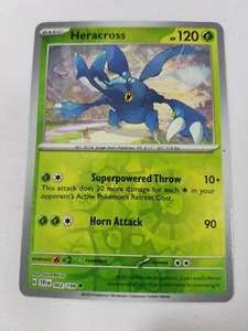 Heracross 002/198 Pokemon TCG Card Scarlet & Violet Reverse Holo NM - Picture 1 of 2