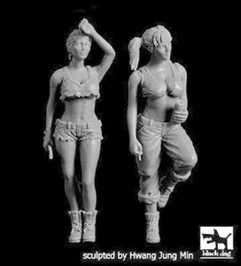 Juego de mecánicos para mujer Black Dog 1/35 niñas en su descanso (2 figuras) F35255 - Imagen 1 de 1