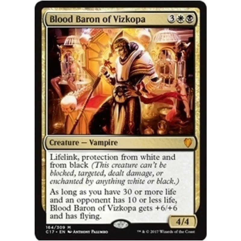 BLOOD BARON OF VIZKOPA Commander 2017 MTG Gold - Vampire Mythic - Image 1 of 1