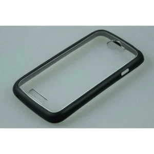 Custodia Puro TPU Cover Case Chiara Nera Per HTC Ville / One S - Foto 1 di 3