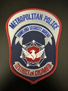 Washington DC Metro Police Patch Home Land Sec Bureau - Picture 1 of 2