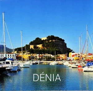 Sheet city map, Denia with Historic old town Enlarged, Costa Blanca, Spain - Picture 1 of 1