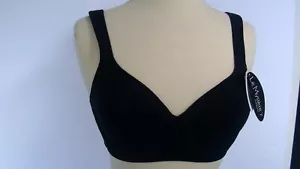 Le Mystere 320 Energie UW Medium/High Impact Sports Bra Black 32C NWT - Picture 1 of 7