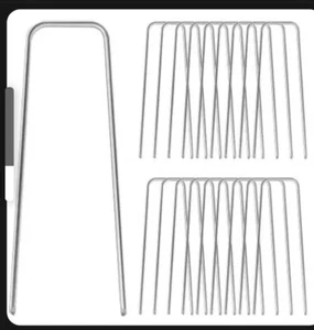 GardenMate 100er-Pack Rostschutz 4 Zoll 11 Stärke Round-Top Schwerlast U-Form - Bild 1 von 4