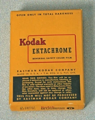 KODAK Ektachrome Type-B (Tungsten Light)  Sheet Film – 2-1/4 x 3-1/4 - Image 1 of 4