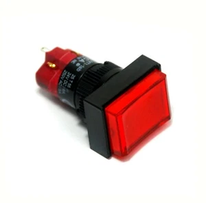 1pc DECA Push button Switch D16LMT1-1ab SPST Momentary Neon Lamp= AC220V or 110V - Picture 1 of 6