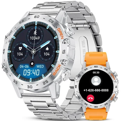 Montre Connectée Smartwatch Bluetooth Homme Appels Notifications Santé Tracker - Photo 1/4