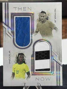 2024 Futera Incredible Neymar Jr. / Vini Jr. Game Worn Dual Patch - Then & Now - Picture 1 of 4