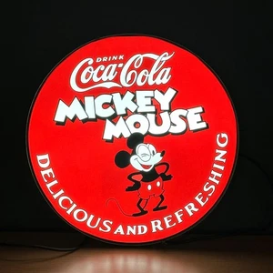 Coca-Cola × Mickey Mouse Lightbox – Disney Illuminated LED Sign – 50 cm (19.7”) - Picture 1 of 13