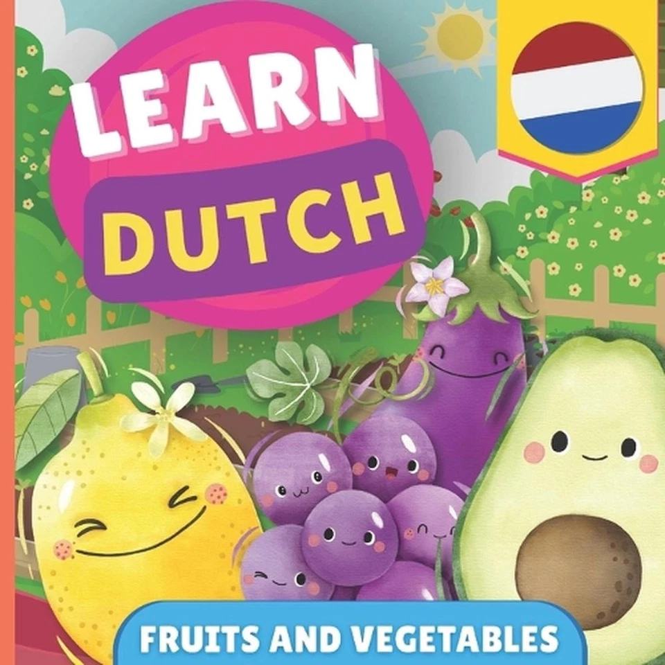 Learn dutch - Fruits and vegetables: Picture book for bilingual kids - English / - Image 1 of 1