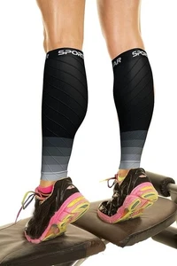 3 Pairs Physix Gear Calf Compression Sleeve Achilles Leg Cramp Varicose Vein S/M - Picture 1 of 6