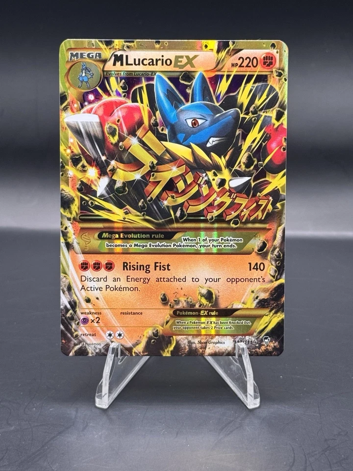 Mega Lucario EX (Secret) 113/111 XY - Furious Fists Holo - Image 1 of 2