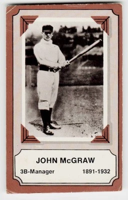 1975 Fleer Official Major League Patches #15 John McGraw Pioneers of Baseball - Image 1 of 2