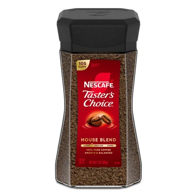 Nescafé Tasters Choice House Blend Roast Instant Coffee 7 oz